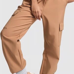 PINK Women's Brushed Woven Cargo Pants
